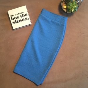 LOFT Textured Stretch Skirt